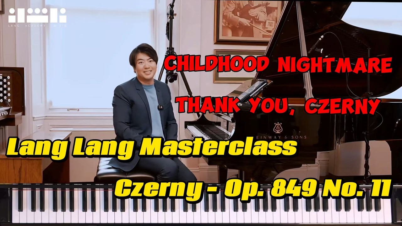 🎹Mastering Czerny: Developing Right and Left Hand Technique #langlangmasterclass