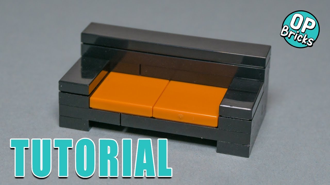 LEGO Couch bauen | einfache Anleitung für ein Sofa | Möbel bauen mit LEGO Klemmbausteinen