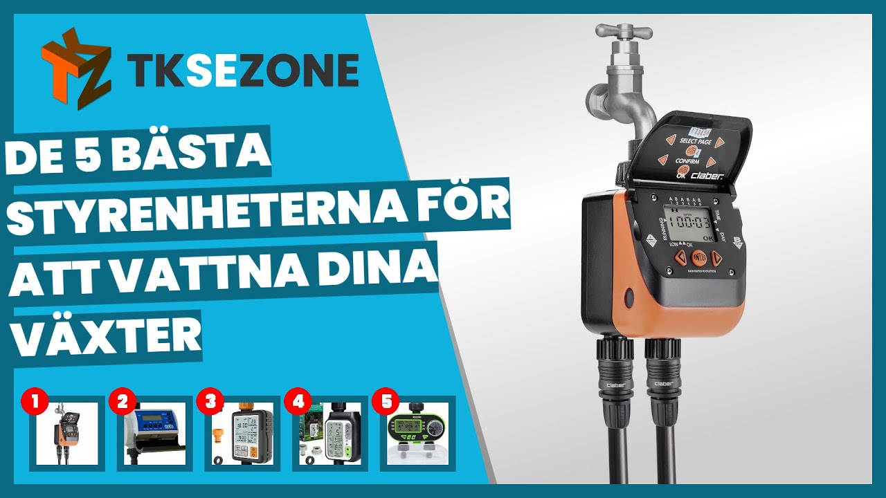 De 5 bästa styrenheterna för att vattna dina växter