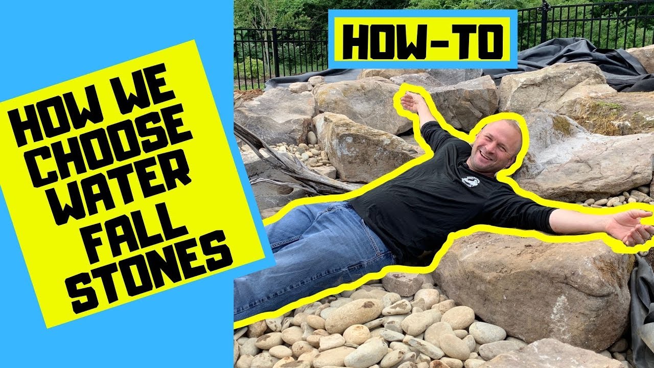 Choosing Waterfall Spillway Stones | Natural Selection & Design Tips!