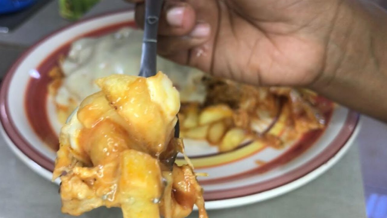 🇩🇴 Yaroa Dominicana de plátano maduro y de papas fritas con pollo. 🇩🇴