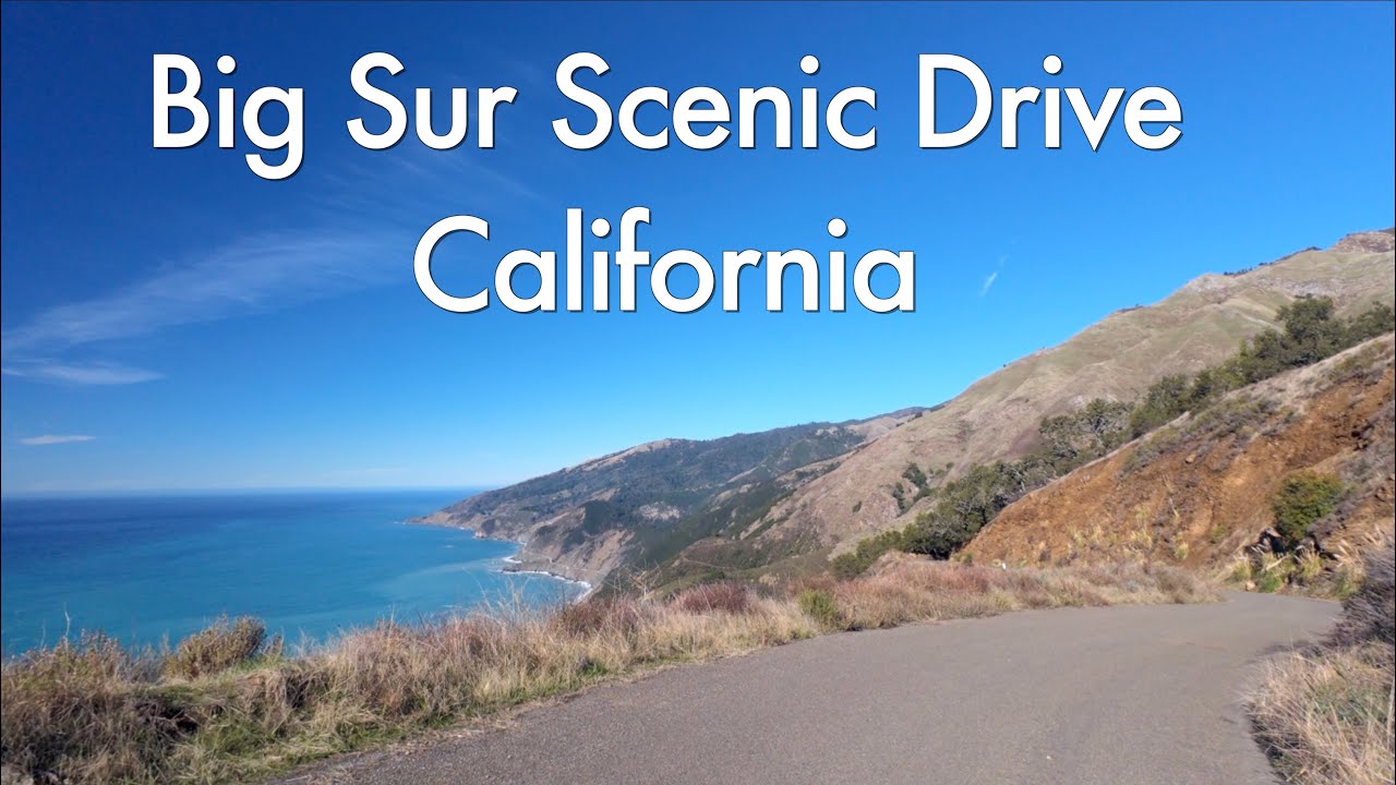 Adventurous scenic drive to Big Sur Coast, California State Park