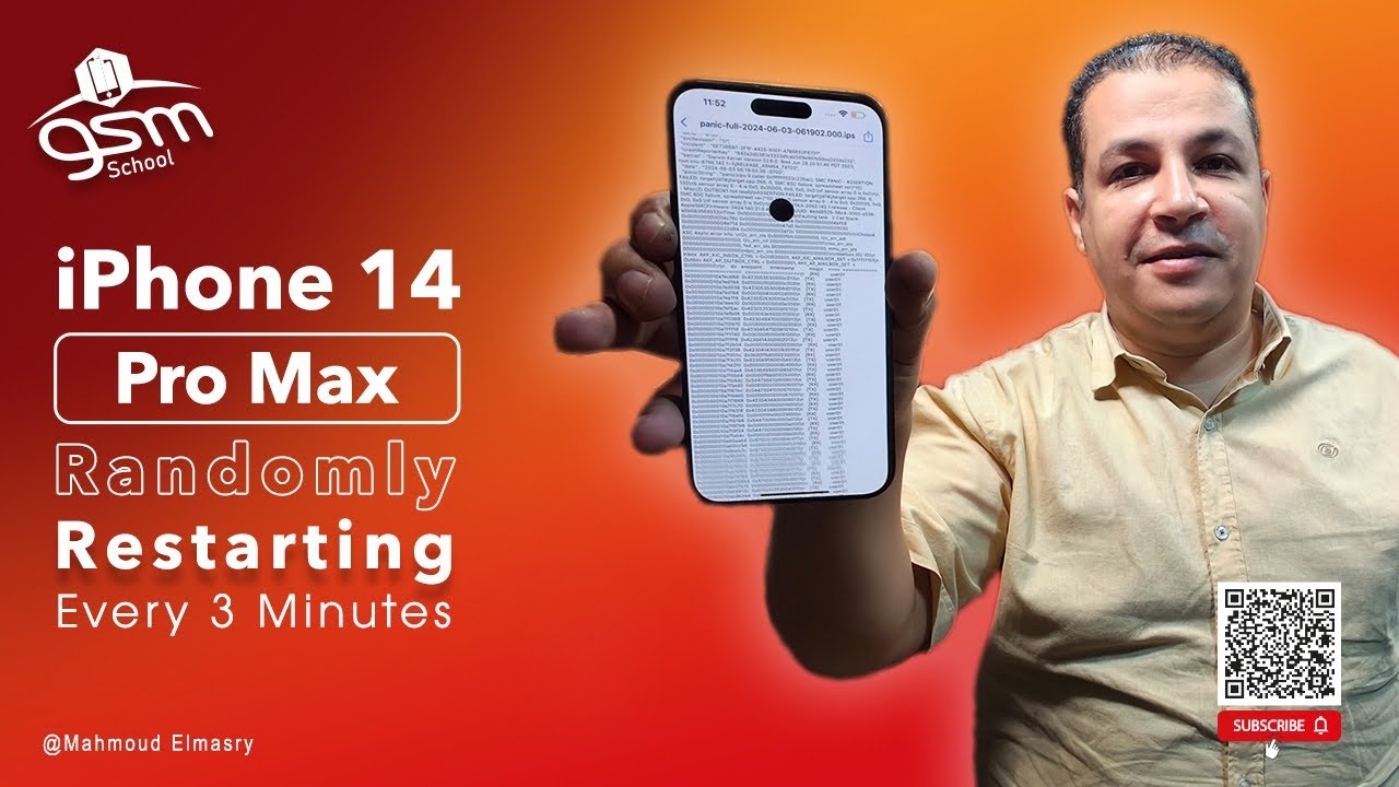Iphone 14pro max restart every 3 minuets solution