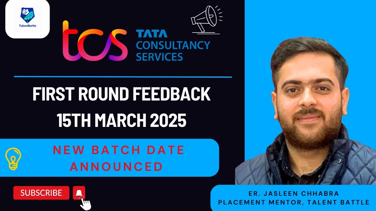 TCS 2025 Exam Prep: Essential Topics & Tips for the Next Batch !