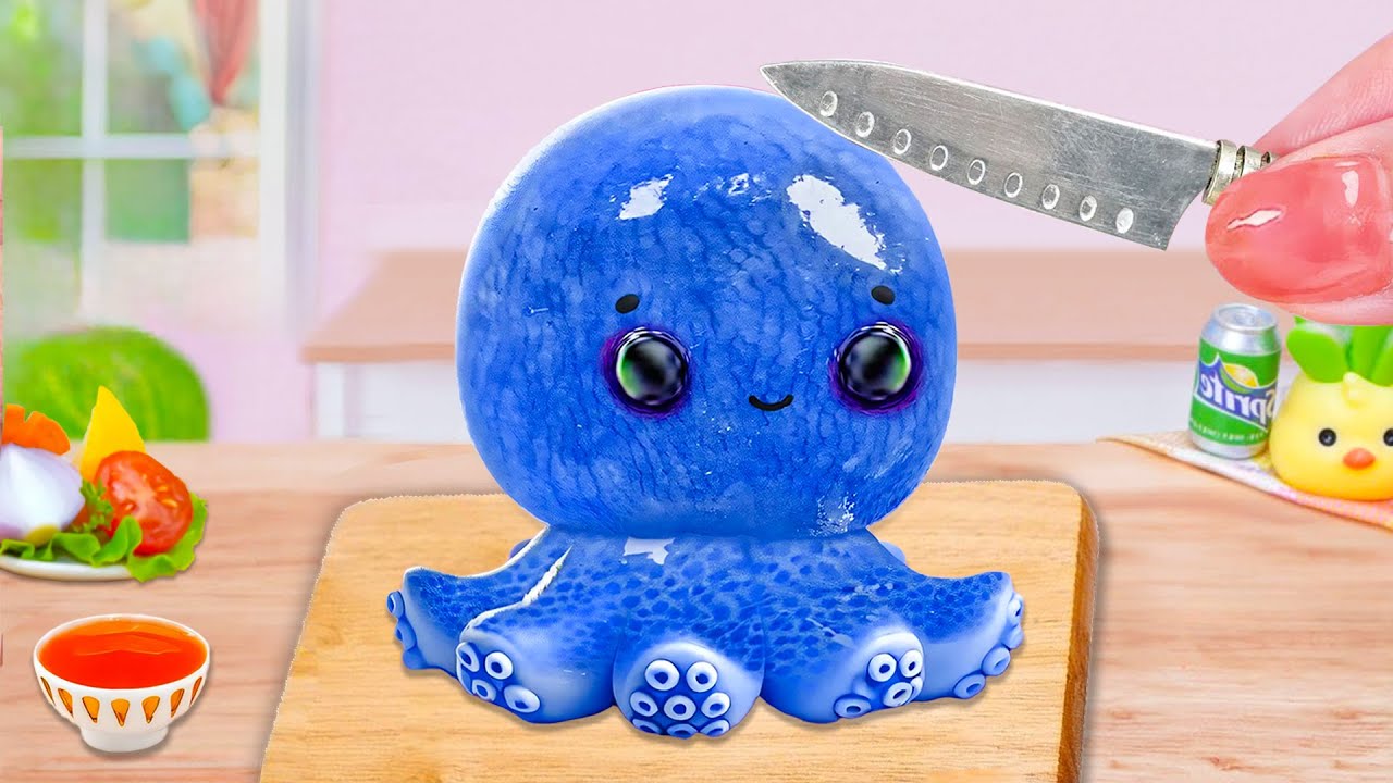 🐙 Resep Gurita Mini Saus Gochujang! Pedas Manis Bikin Ketagihan 💥🇰🇷 Tiny Tasty Kitchen