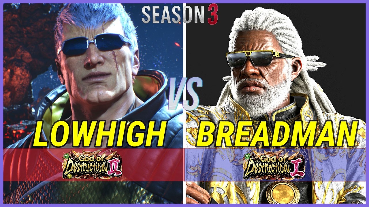 Tekken 8 (Season 3) | LowHigh (Bryan) vs Breadman (Leroy) High Level Gameplay