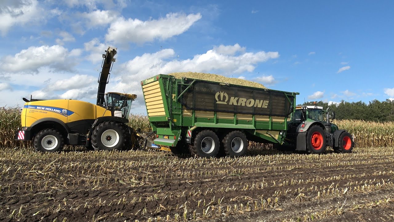 Mais hakselen door Loonbedrijf H Altena met hun nieuwe New Holland FR550 Forage Cruiser (2025)