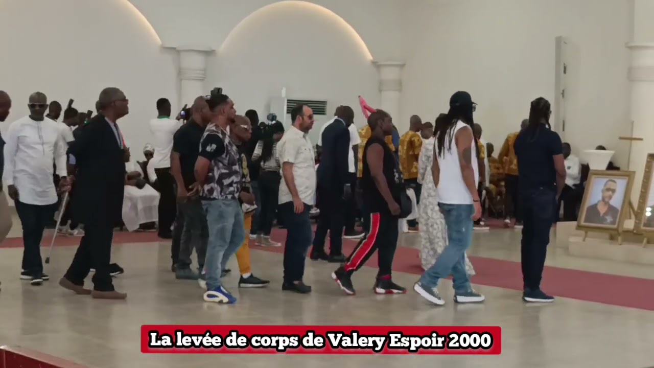 La levée de corps de feu Valery Espoir 2000