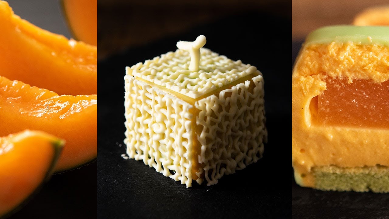 How to make Square Melon Mousse Cake