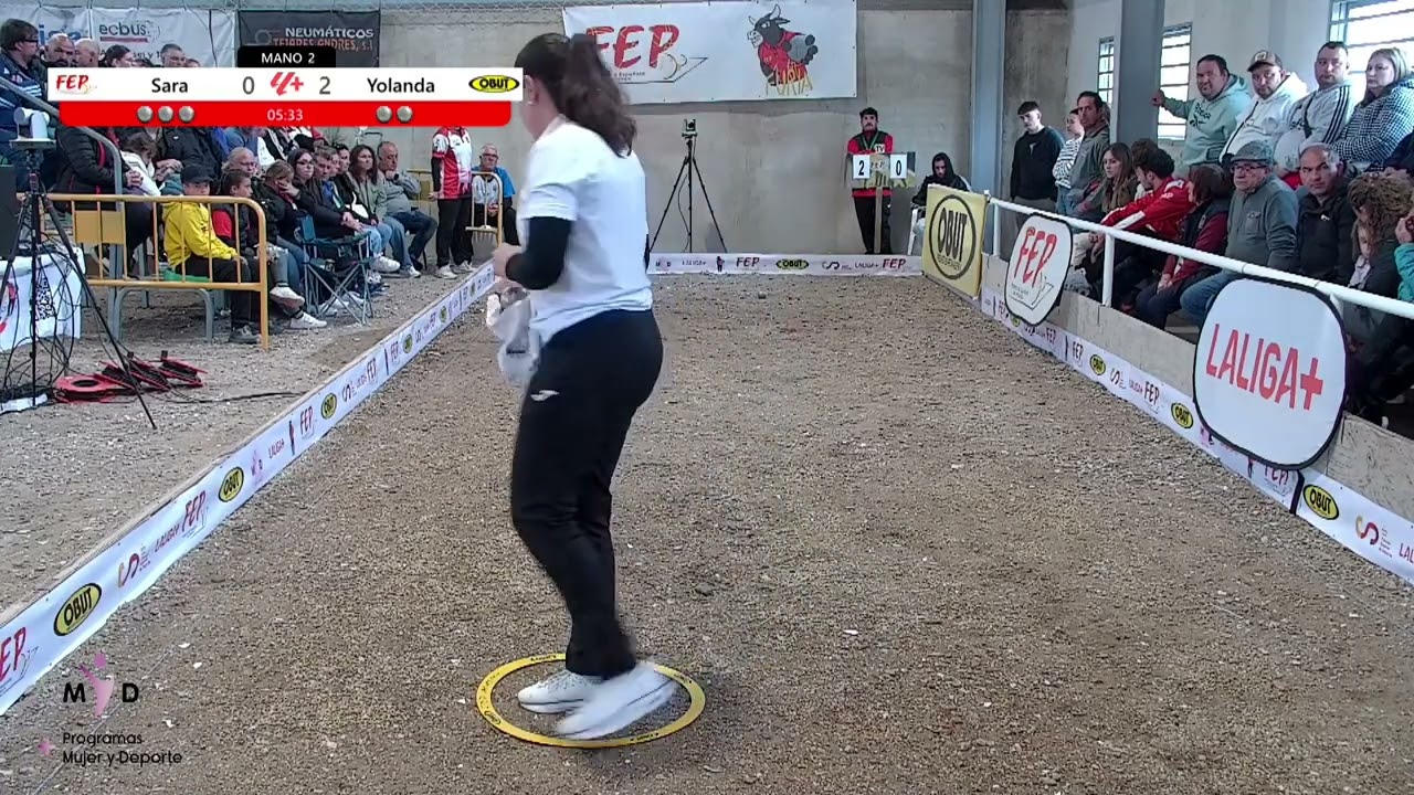 Campeonato de España Individual 2025. Semifinal Femenino. Yolanda Matarranz VS Sara Díaz. Valverdón.