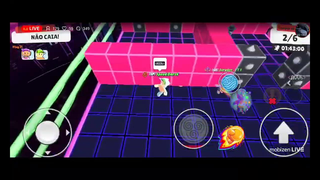 jogando stumble guys ao vivo #stumbleguysbr