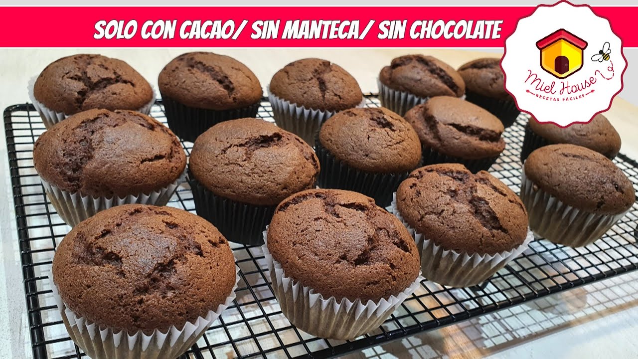 MAGDALENAS SUPER ESPONJOSAS receta fácil y rápida con pocos ingredientes