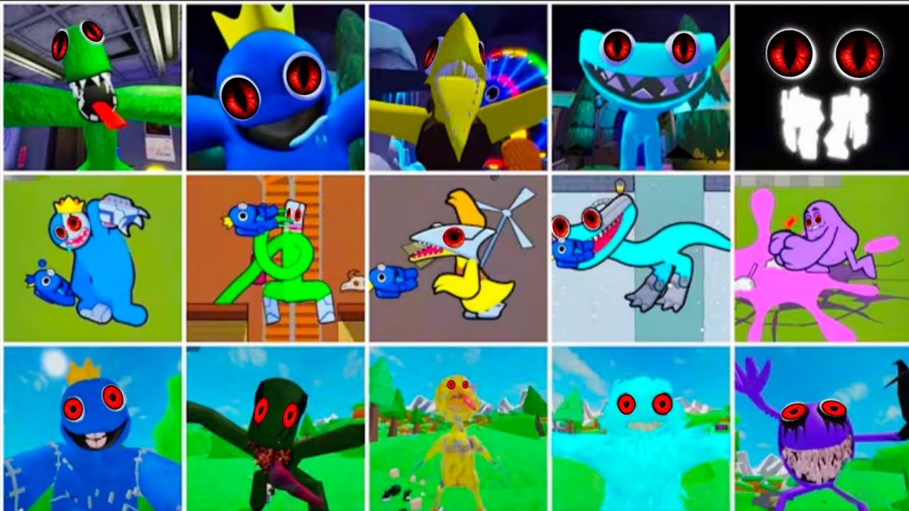 ORIGINAL vs COPY 😱 WHO IS SCARIER ? | Rainbow Friends 🌈 vs Hungry Friends vs Milkshake vs Craft 