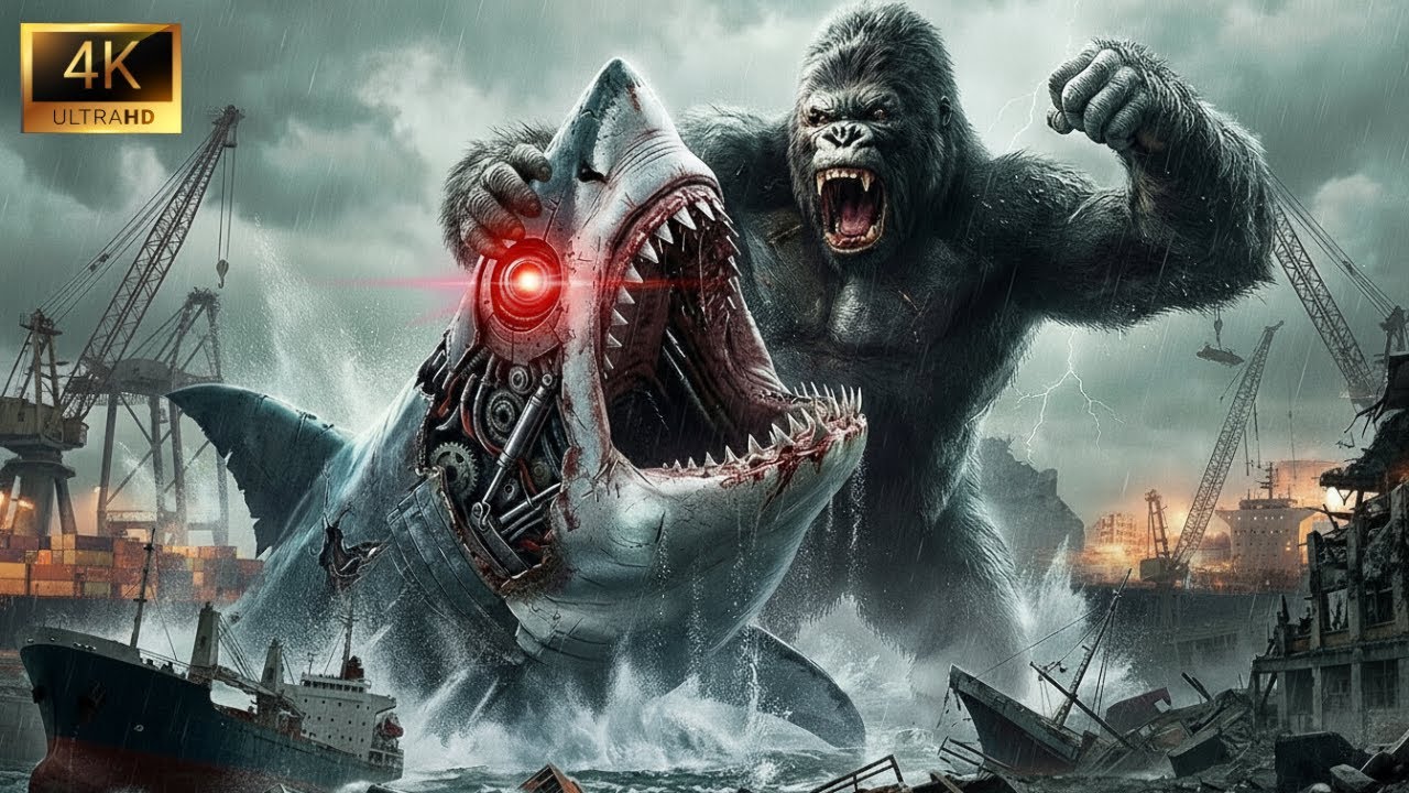 KING KONG vs CYBORG SHARK | The Undead Machine From The Deep! | Monsterverse Compilation
