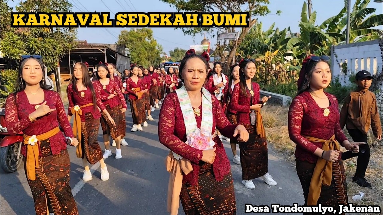 Karnaval Sedekah Bumi & Dirgahayu RI Ke-80 Desa Tondomulyo, Jakenan, Pati 2025