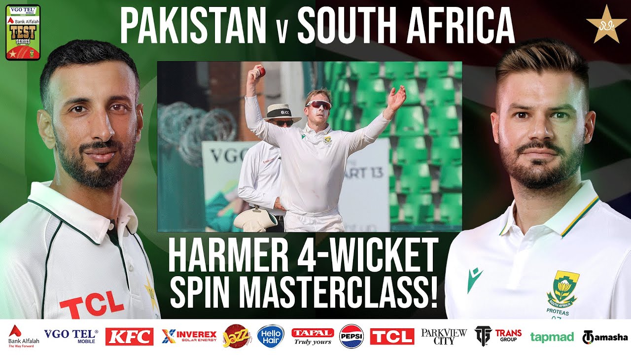 Harmer&rsquo;s 4-Wicket Spell | PAK vs SA Test Series 2025 | 1st Test Day 3 | PCB | M2R1U