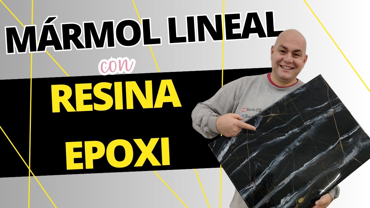 MÁRMOL LINEAL CON RESINA EPOXI / COMO TRABAJAR CON RESINA EPOXI