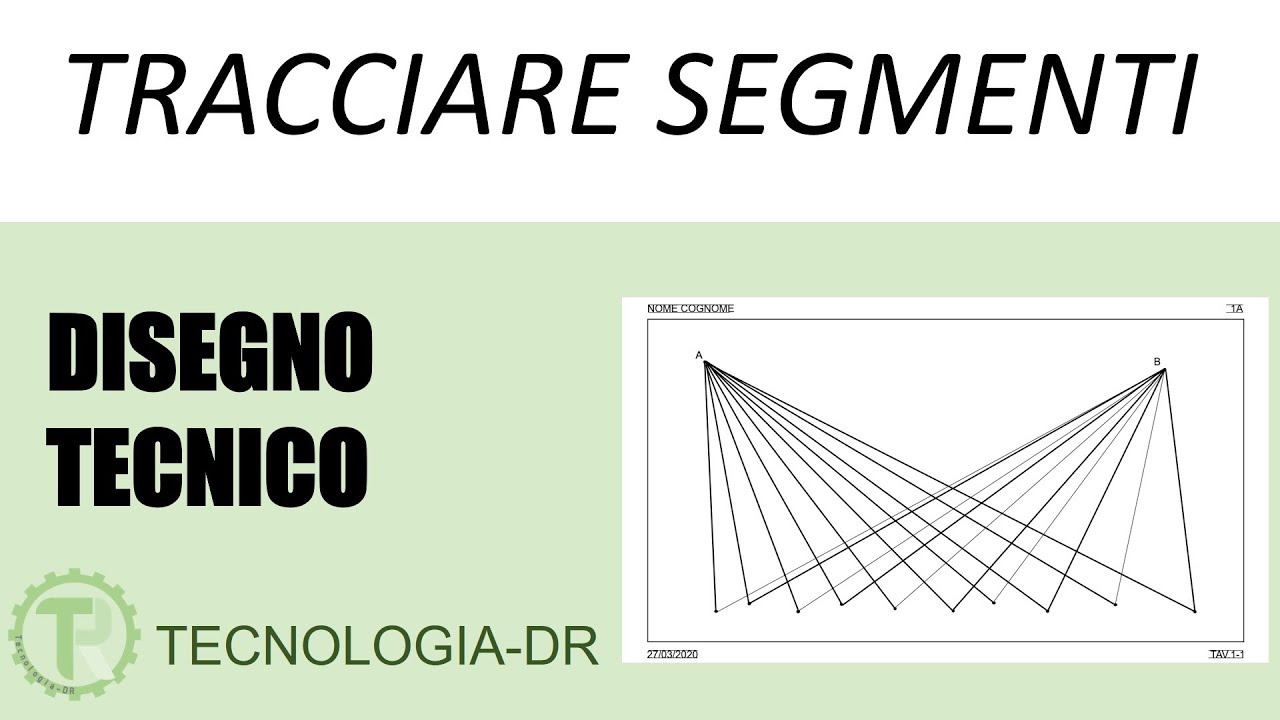 Tracciare segmenti - TAV.1-1