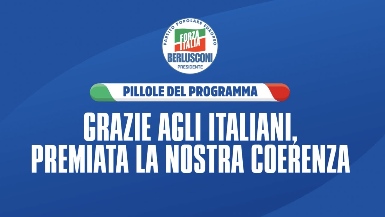 Grazie agli italiani, premiata la nostra coerenza