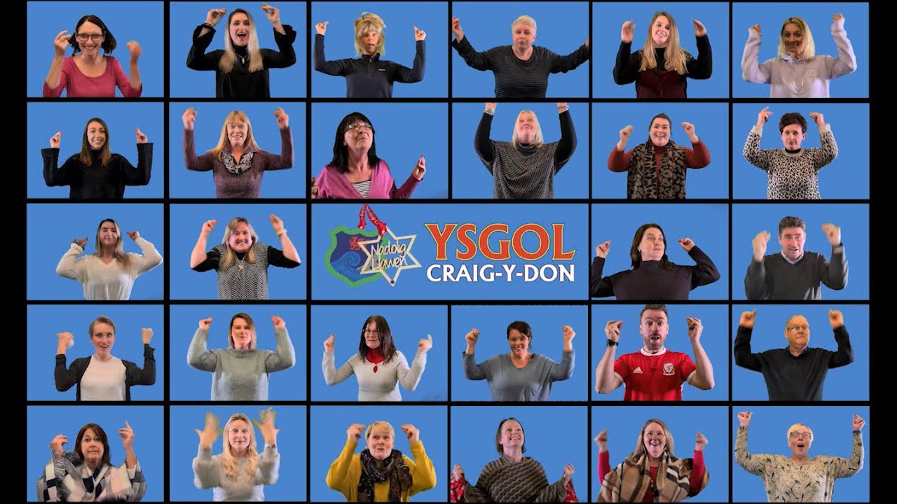 Ysgol Craig y Don Staff Christmas Video