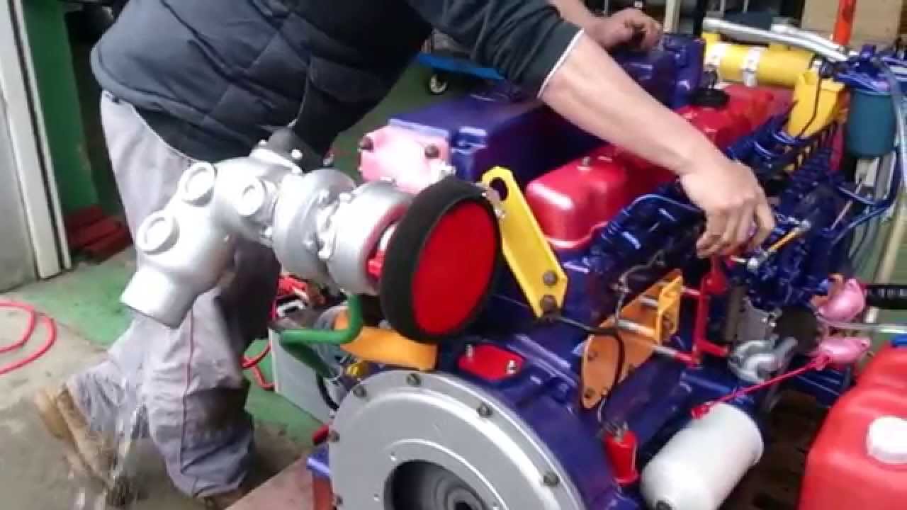 Nissan marine engine SD33T6 TEST 3.3turbo