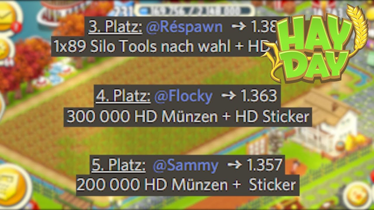 Weizen Event Sieger und Preise 😱😍 Hay Day | SyromerB
