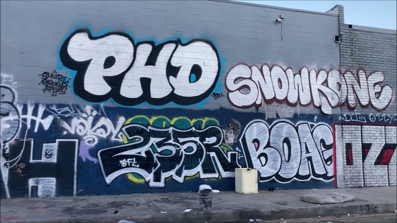 Is Graffiti A Disease ? Los Angeles Graffiti - Dec 2021 - Graff Bombers / Vandalism / Freight Graff