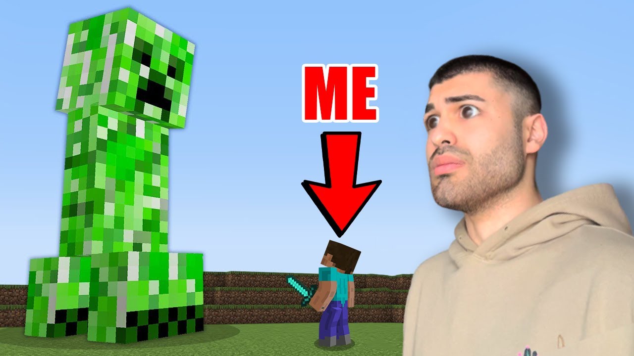Minecraft მაგრამ მობები არიან გიგანტურები! Minecraft, But Mobs Are GIANT