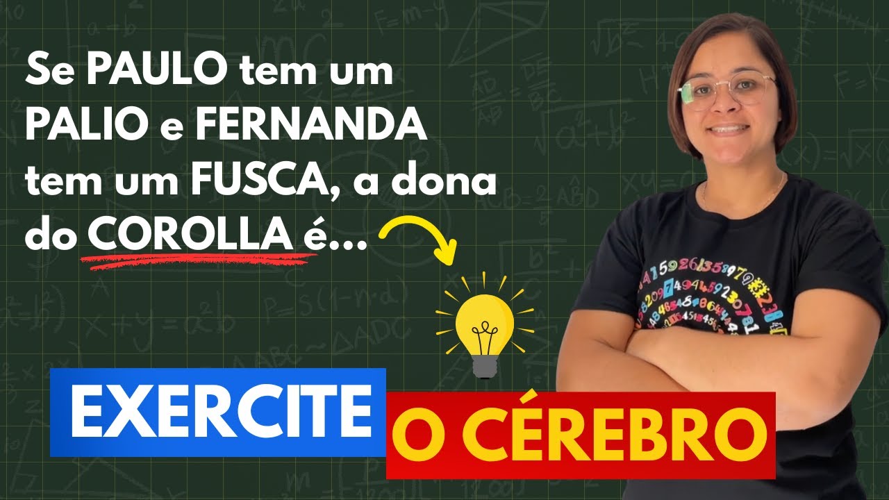 Não consegue resolver questões de Raciocínio Lógico? Aprenda de uma vez! #7