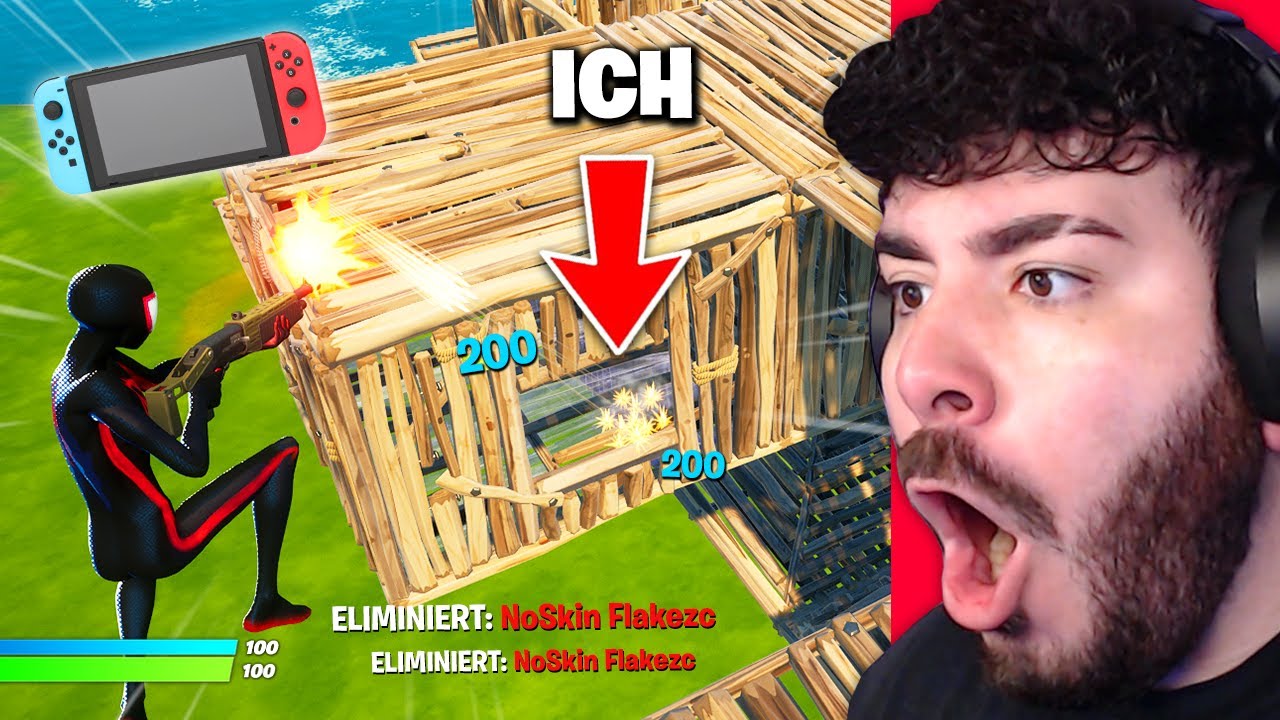 Ich verliere 1 VS 1 GEGEN Switch SPIELER?! (11 Jahre alt) Fortnite