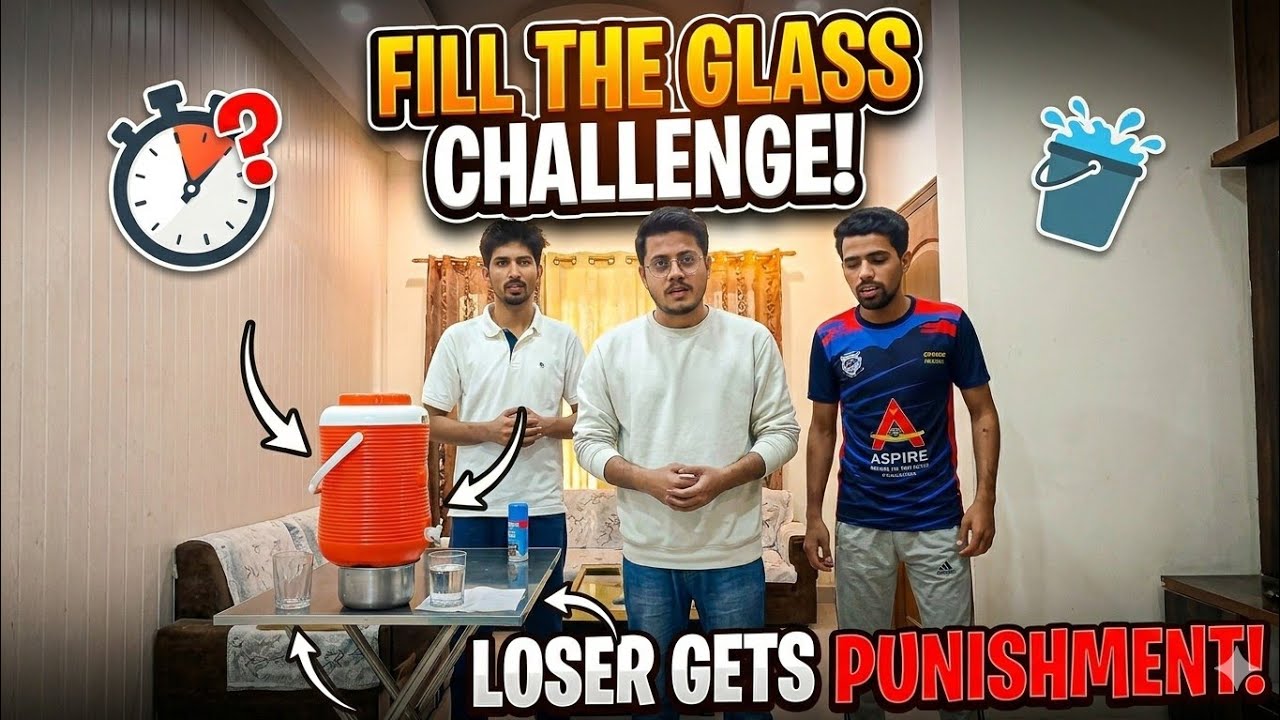 Day 4 | our challange 4 | Fill the glass | USU CHALLANGER 