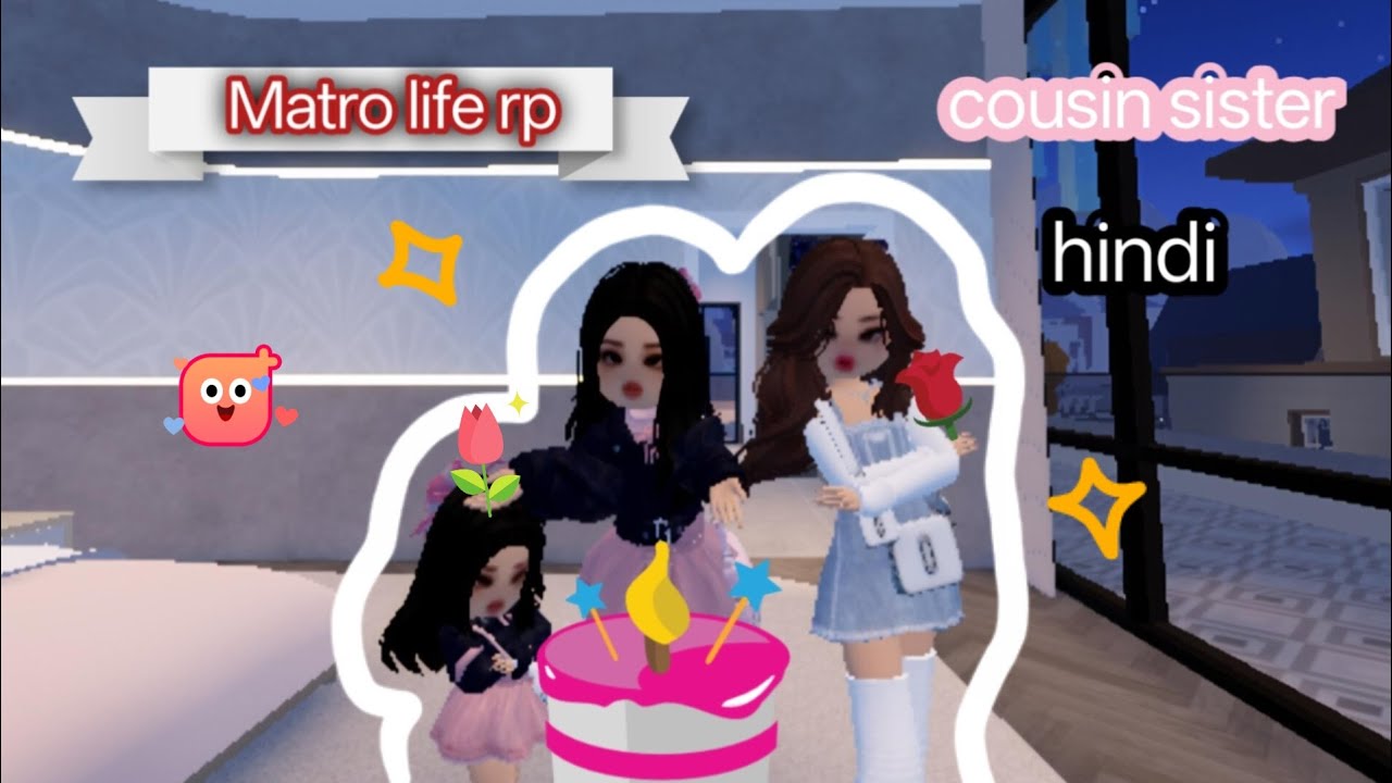 My sister is coming to my house 🏠 in metro life city 🏙️ rp hindi in Roblox 😅