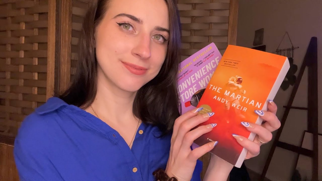 ASMR Book Fast Tapping + Gum Chewing 📚 (whispered, scratching, paperback books)