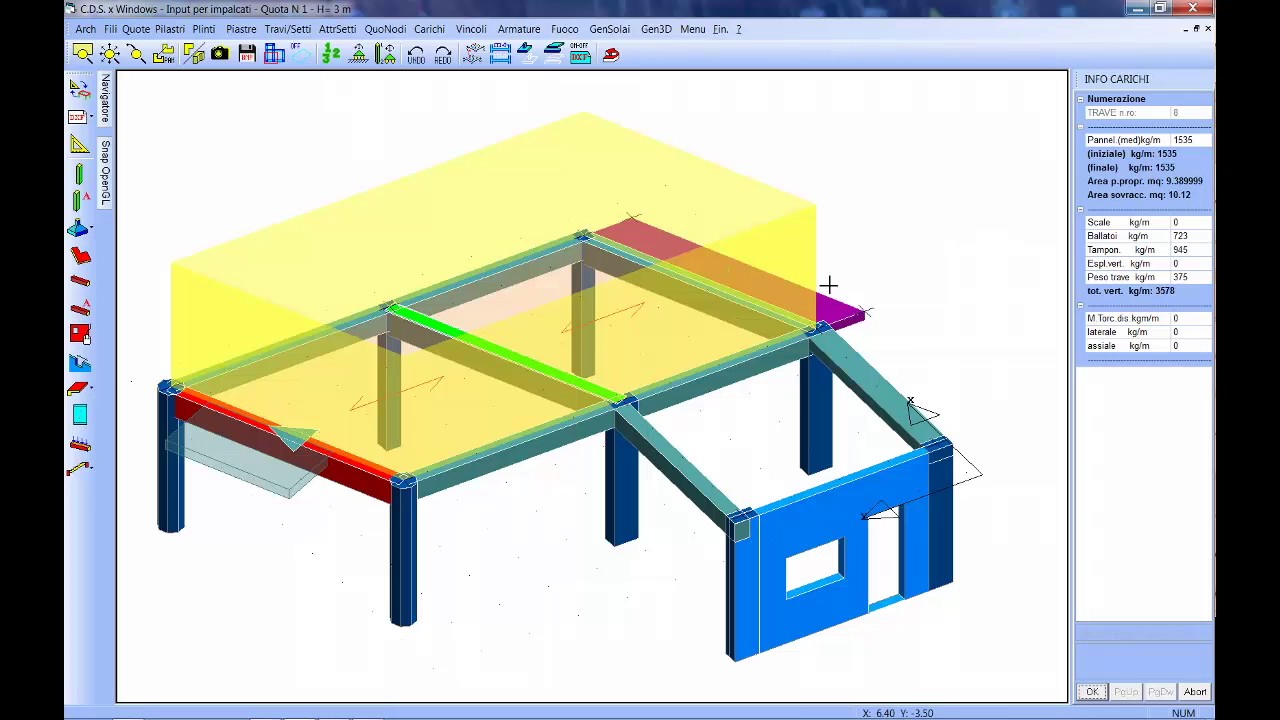 CDS Win - Video Corso - Input Carichi