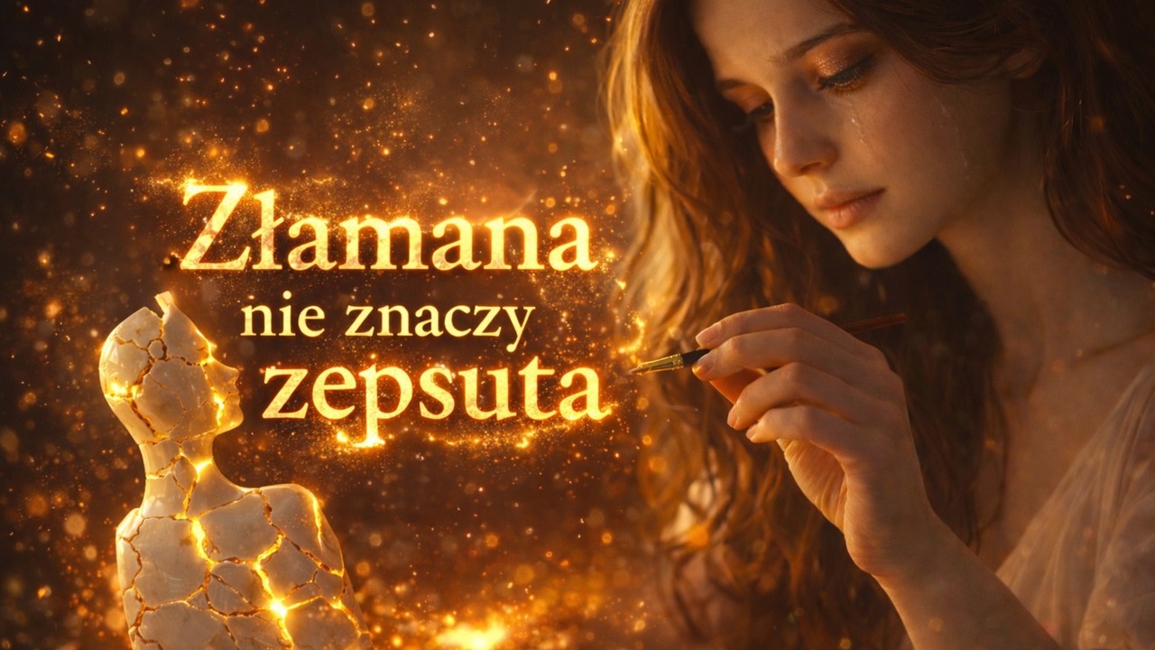 „Złamana nie znaczy zepsuta” – Siła w pęknięciach 💔 PREMIERA