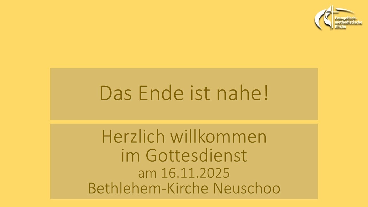 Das Ende ist nahe! - Pastorin Bärbel Krohn-Blaschke