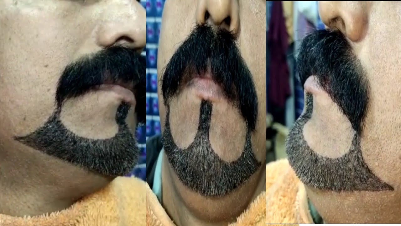 Arabic 🔥 Saksuka🔥 Best Beard Cut ✔️ in Layyah Hairdresser | How to Cut Best French #haircutting