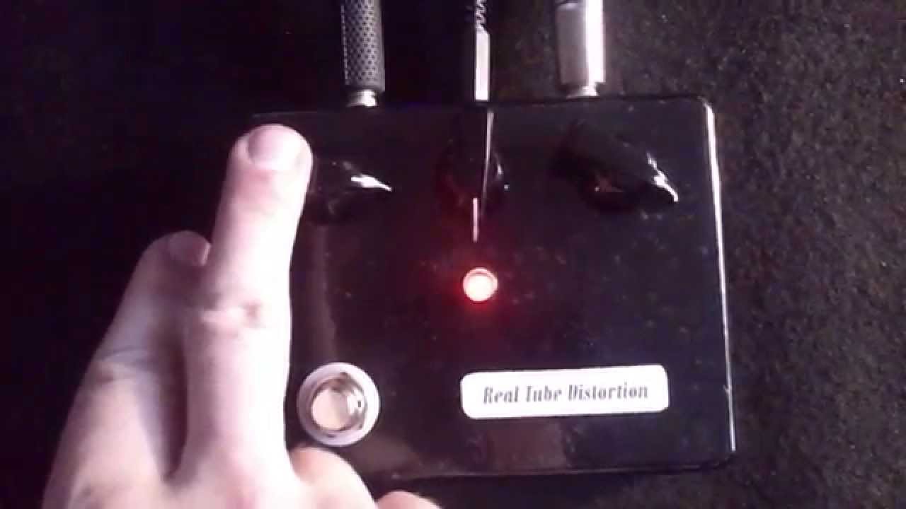 Real Tube Preamp Distortion Effect Pedal With 12AX7