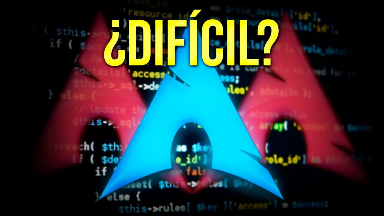 &iquest;Es realmente DIF&Iacute;CIL Arch Linux?