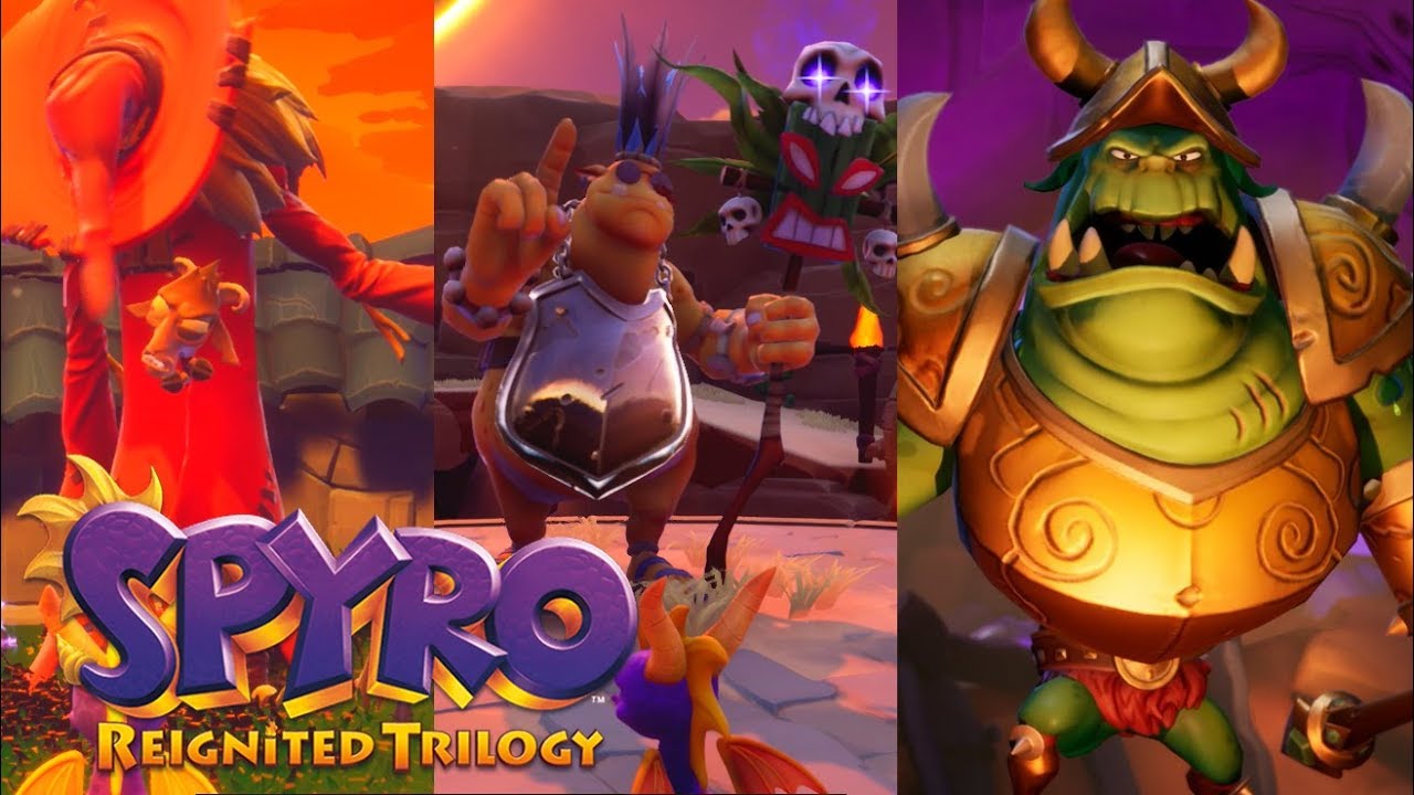 Spyro Reignited Trilogy - All Spyro 1 Bosses