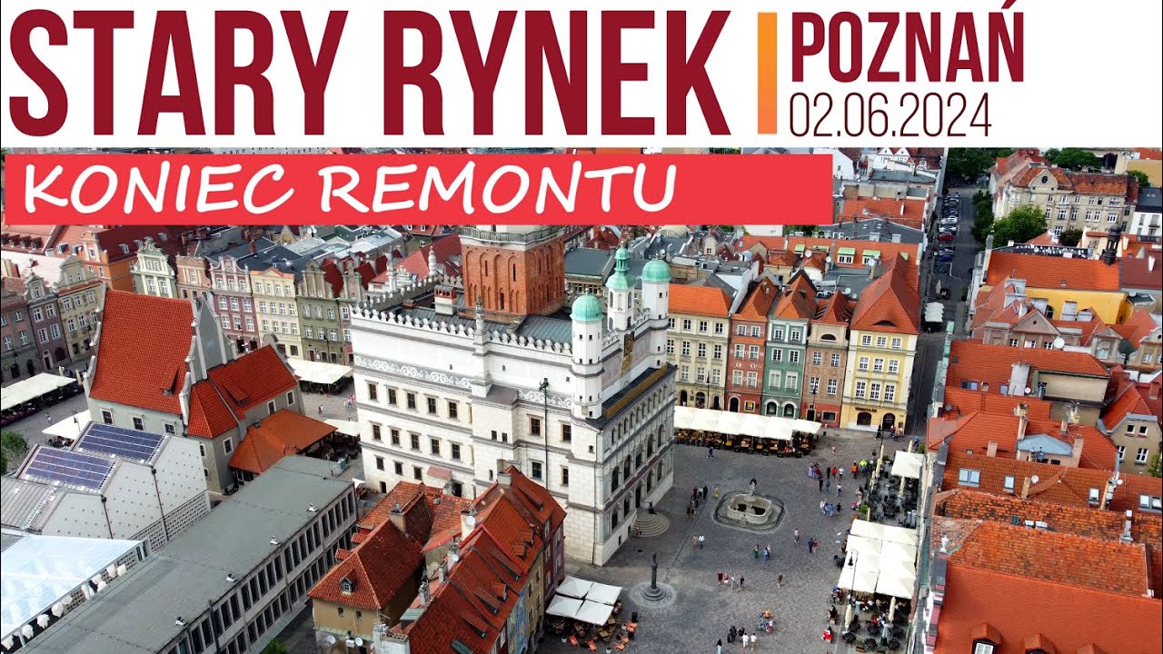 Finalny efekt remontu Starego Rynku w Poznaniu [02.06.2024]