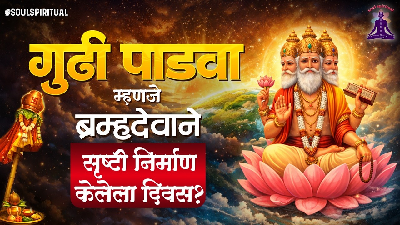 Why Gudi Padwa is Hindu New Year? | सृष्टीची सुरुवात या दिवशी झाली का? #soulspiritual #gudipadwa