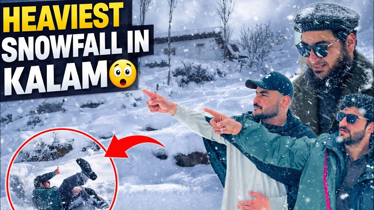 Heaviest Snowfall in Kalam | Green Top Turned Into Snow Paradise ❄️😱