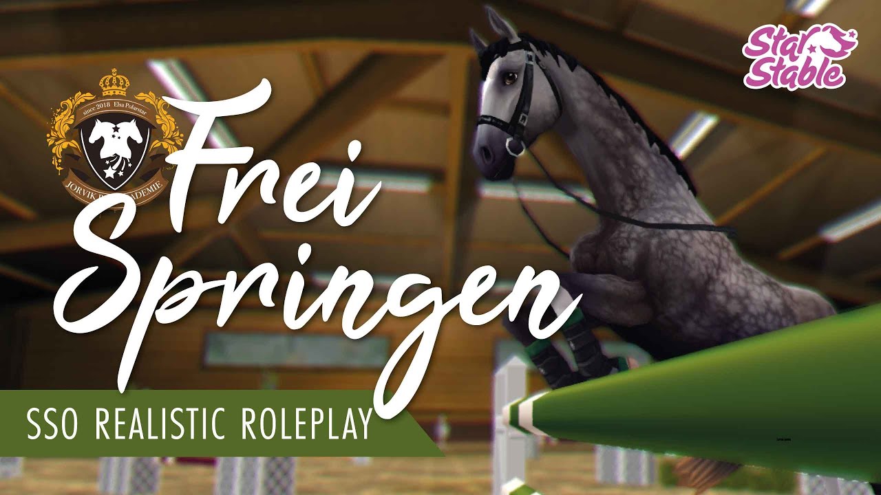 Freispringen für die Junghengste 🐴🎖️ Star Stable Realistisches Roleplay [DEUTSCH] Elsa Polarstar