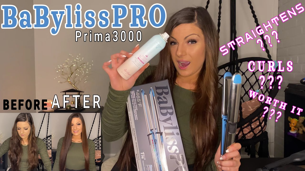 BABYLISS PRO PRIMA 3000 REVIEW ($190 Vs. $33 Flat Iron) IS IT WORTH IT?