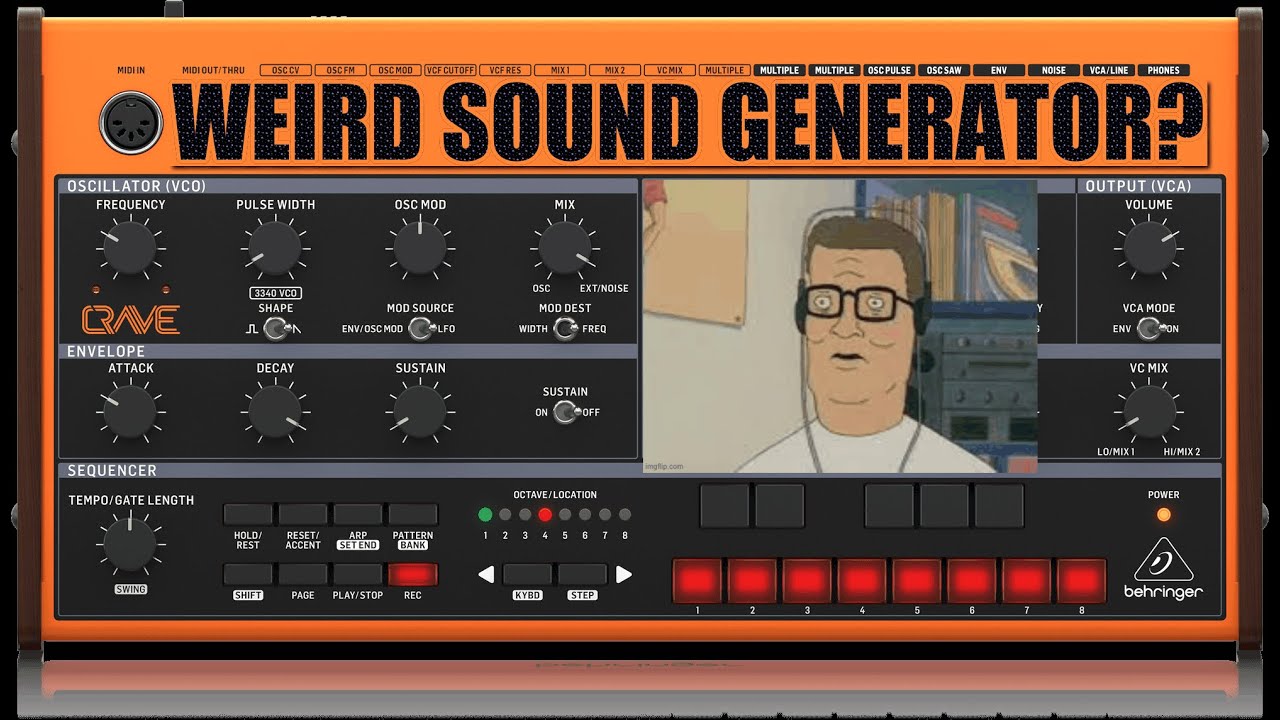 Behringer Crave. The last one