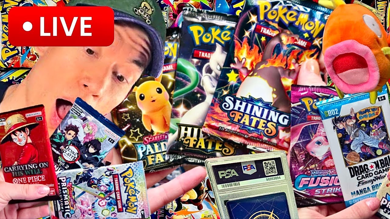 🔴 LIVE SHOP ONE PIECE, YU-GI-OH! RIP TIL YOU HIT MEGA PRISMATIC DR 151! DRAGON BALL & NIKKE BOUNTY!