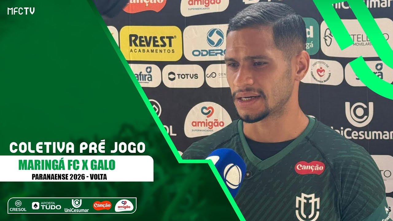 Coletiva pré-jogo - Ronald Camarão e Rodrigo Chipp - Maringá FC x Galo - Paranaense 2026 - Volta
