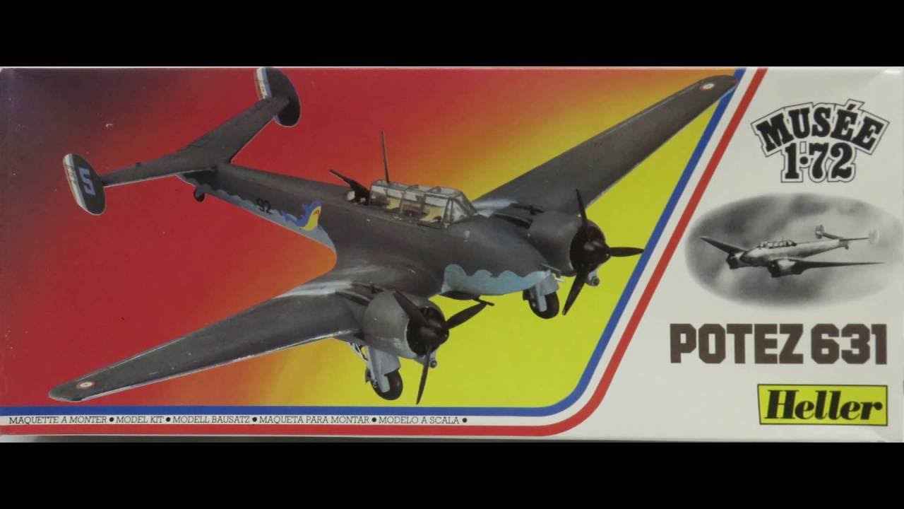 1/72 Heller Potez 631 Kit# 80394