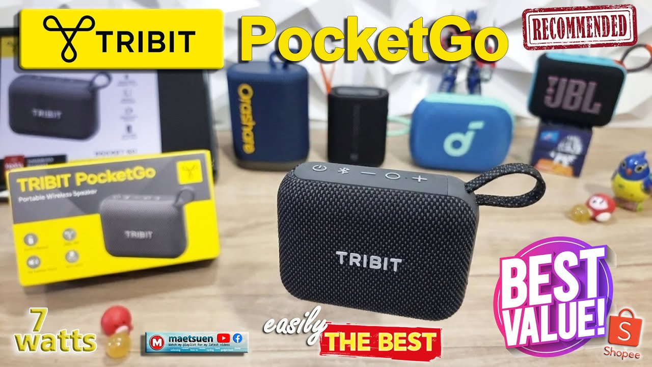 Беспроводная колонка Tribit Pocket Go — лучшая среди остальных.